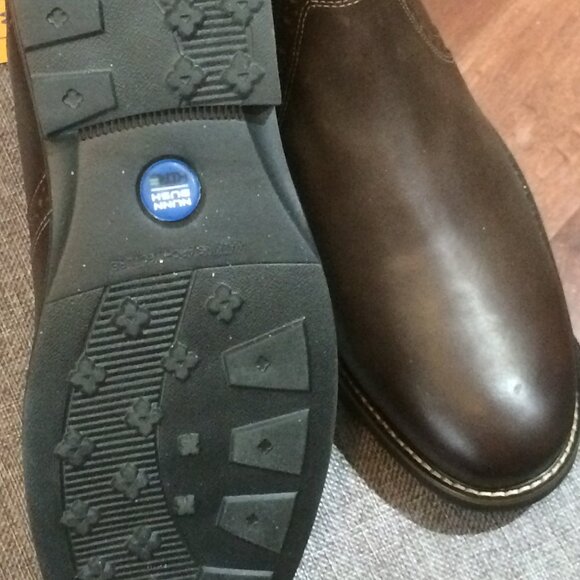 Nunn Bush Ankle Boots Soft Genuine Leather Brown Size US 12 W New - Picture 3 of 4